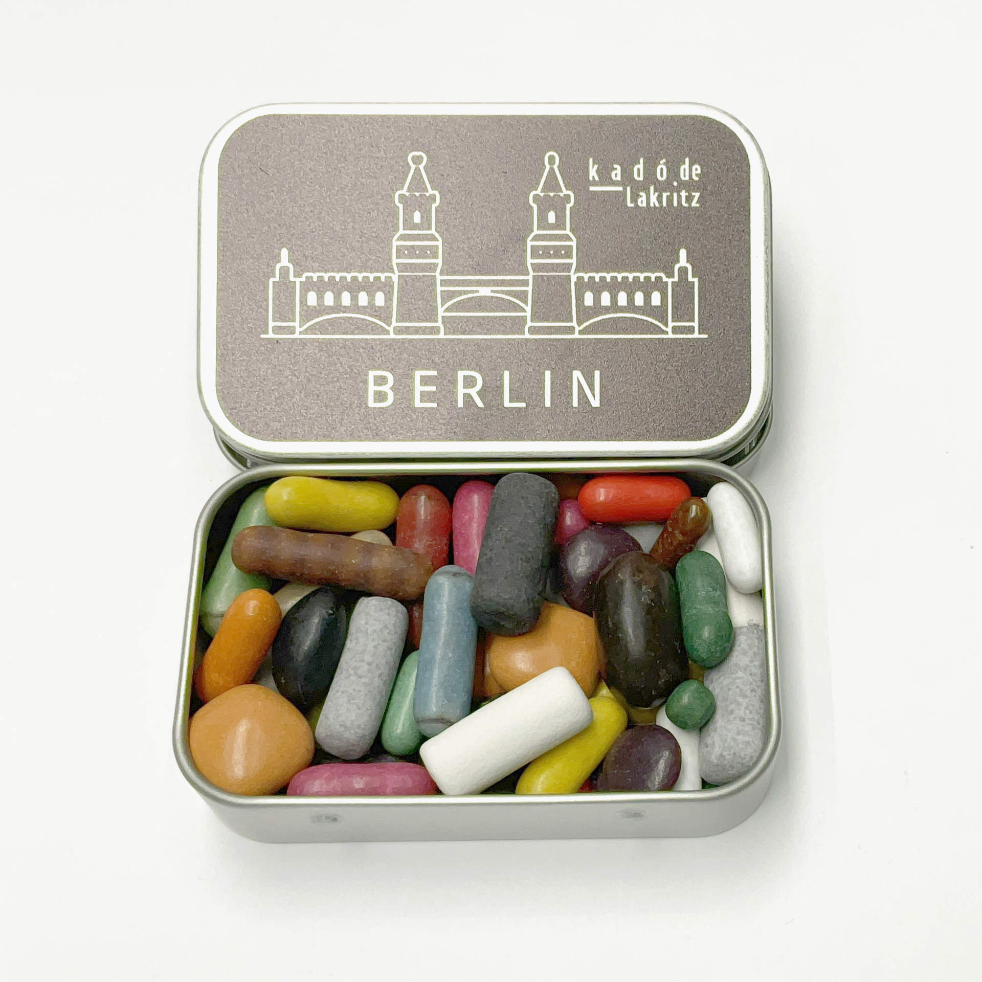 Dose mit Lakritzdragées