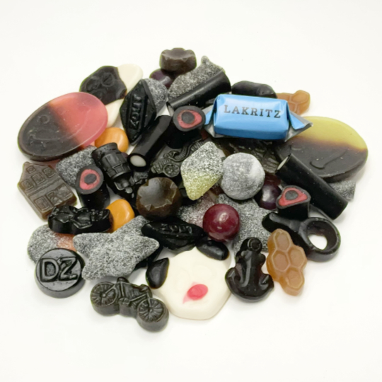 Gelatinfree Liquorice mix - 250g