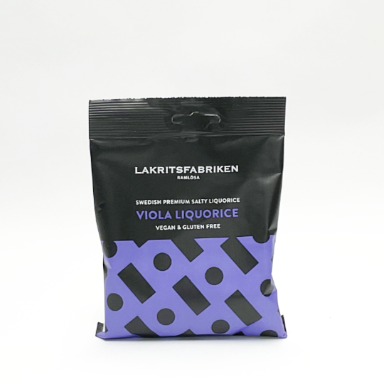 Lakritsfabriken Salzig & Veilchen, 100g-Tüte