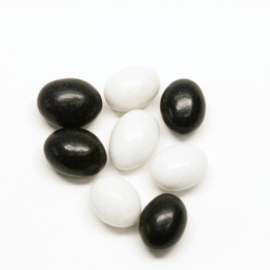Salmiac Dragees black & white - 1000g